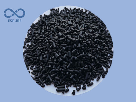 Harga yang bagus 800mg/g Pelletized Aktif Karbon 4mm Untuk Pembersihan Gas Alam on line