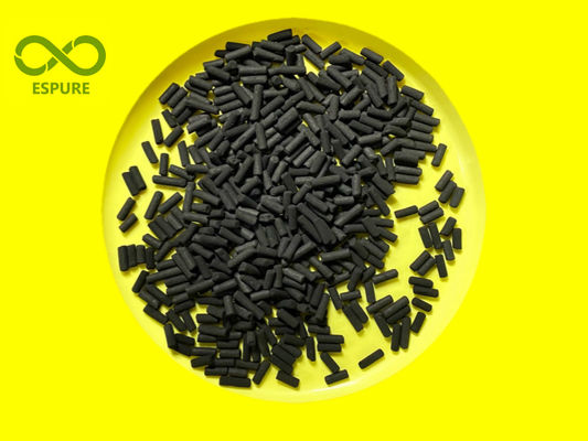 Harga yang bagus 4mm Batubara Base Pellets Impregnated Bahan baku Karbon Aktif Untuk Filtrasi Gas Asam on line